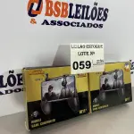 LOTE 059 - 02 SUPORTES MANOPLAS DE CELULAR PARA JOGOS ONLINE (NO ESTADO, NÃO SABEMOS SE FUNCIONA. LEILÃO NÃO TEM GARANTIA E NEM DEVOLUÇÃO)