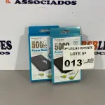 LOTE 013 - 02 BATERIAS PORTATEIS PARA CELULAR (NO ESTADO, NÃO SABEMOS SE FUNCIONA. LEILÃO NÃO TEM GARANTIA E NEM DEVOLUÇÃO)