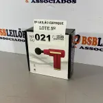 LOTE 021 - 01 PISTOLA DE MASSAGEM NOVA (NO ESTADO, NÃO SABEMOS SE FUNCIONA. LEILÃO NÃO TEM GARANTIA E NEM DEVOLUÇÃO)