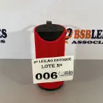 LOTE 006 - 01 CAIXA DE SOM VERMELHA NOVA (NO ESTADO, NÃO SABEMOS SE FUNCIONA. LEILÃO NÃO TEM GARANTIA E NEM DEVOLUÇÃO)