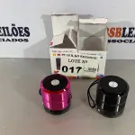 LOTE 017 - 02 CAIXA DE SOM MINI (NO ESTADO, NÃO SABEMOS SE FUNCIONA. LEILÃO NÃO TEM GARANTIA E NEM DEVOLUÇÃO)