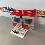 LOTE 056 - 02 CAIXAS DE SOM MINI BLUETOOTH (NO ESTADO, NÃO SABEMOS SE FUNCIONA. LEILÃO NÃO TEM GARANTIA E NEM DEVOLUÇÃO)