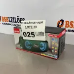 LOTE 025 - 01 CAIXA DE SOM BLUETOOTH NOVA (NO ESTADO, NÃO SABEMOS SE FUNCIONA. LEILÃO NÃO TEM GARANTIA E NEM DEVOLUÇÃO)