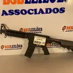 LOTE 003 - 01 METRALHADORA AIRSOFT (NO ESTADO, NÃO SABEMOS SE FUNCIONA. LEILÃO NÃO TEM GARANTIA E NEM DEVOLUÇÃO)