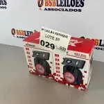 LOTE 029 - 02 CAIXAS DE SOM BLUETOOTH COM SUPORTE PARA CELULAR