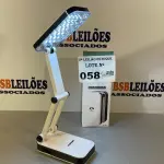 LOTE 058 - 01 ABAJOUR DE MESA LED (NO ESTADO, NÃO SABEMOS SE FUNCIONA. LEILÃO NÃO TEM GARANTIA E NEM DEVOLUÇÃO)