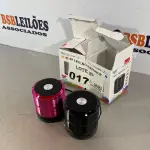 LOTE 017 - 02 CAIXA DE SOM MINI (NO ESTADO, NÃO SABEMOS SE FUNCIONA. LEILÃO NÃO TEM GARANTIA E NEM DEVOLUÇÃO)