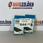 LOTE 044 - 02 BATERIAS PORTÁTEIS PARA CELULAR (NO ESTADO, NÃO SABEMOS SE FUNCIONA. LEILÃO NÃO TEM GARANTIA E NEM DEVOLUÇÃO)