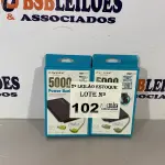 LOTE 102 - 02 BATERIAS PORTATEIS / POWERBANK PARA CELULAR (NO ESTADO, NÃO SABEMOS SE FUNCIONA. LEILÃO NÃO TEM GARANTIA E NEM DEVOLUÇÃO)