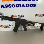 LOTE 076 - 01 METRALHADORA AIRSOFT (NO ESTADO, NÃO SABEMOS SE FUNCIONA. LEILÃO NÃO TEM GARANTIA E NEM DEVOLUÇÃO)