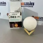 LOTE 083 - 01 LUMINARIA UMIDIFICADORA FORMATO LUA (NO ESTADO, NÃO SABEMOS SE FUNCIONA. LEILÃO NÃO TEM GARANTIA E NEM DEVOLUÇÃO)