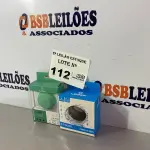 LOTE 112 - 02 CAIXA DE SOM SENDO UMA A PROVA DAGUA WIRELESS (NO ESTADO, NÃO SABEMOS SE FUNCIONA. LEILÃO NÃO TEM GARANTIA E NEM DEVOLUÇÃO)