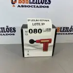 LOTE 080 - 01 PISTOLA DE MASSAGEM ELETRICA (NO ESTADO, NÃO SABEMOS SE FUNCIONA. LEILÃO NÃO TEM GARANTIA E NEM DEVOLUÇÃO)