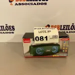 LOTE 081 - 01 CAIXA DE SOM BLUETOOTH (NO ESTADO, NÃO SABEMOS SE FUNCIONA. LEILÃO NÃO TEM GARANTIA E NEM DEVOLUÇÃO)