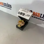 LOTE 089 - 01 RELÓGIO DOURADO (NO ESTADO, NÃO SABEMOS SE FUNCIONA. LEILÃO NÃO TEM GARANTIA E NEM DEVOLUÇÃO)