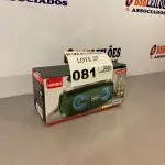 LOTE 081 - 01 CAIXA DE SOM BLUETOOTH (NO ESTADO, NÃO SABEMOS SE FUNCIONA. LEILÃO NÃO TEM GARANTIA E NEM DEVOLUÇÃO)