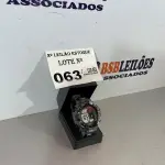LOTE 063 - 01 RELÓGIO CAMUFLADO MILITAR CINZA (NO ESTADO, NÃO SABEMOS SE FUNCIONA. LEILÃO NÃO TEM GARANTIA E NEM DEVOLUÇÃO)