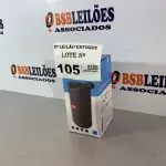 LOTE 105 - 01 CAIXA DE SOM BLUETOOTH (NO ESTADO, NÃO SABEMOS SE FUNCIONA. LEILÃO NÃO TEM GARANTIA E NEM DEVOLUÇÃO)