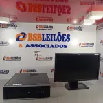 LOTE 157 - 01 CPU HP COMPAQ 6005, PROCESSADOR PHENON X2, HD 250GB, MEMORIA 2GB E 01 MONITOR HP MODELO LE 1851W. (NO ESTADO, LEILÃO NÃO TEM GARANTIA E NEM DEVOLUÇÃO, SUJEITO A POSSÍVEIS AVARIAS VISÍVEIS/OCULTAS E/OU AUSÊNCIA DE COMPONENTES).