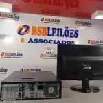 LOTE 123 - 01 CPU HP COMPAQ 6005, PROCESSADOR PHENON X2, 250 GB HD, SEM MEMÓRIA E 01 MONITOR MARCA AOC MODELO E 950S WDA. (NO ESTADO, LEILÃO NÃO TEM GARANTIA E NEM DEVOLUÇÃO, SUJEITO A POSSÍVEIS AVARIAS VISÍVEIS/OCULTAS E/OU AUSÊNCIA DE COMPONENTES).