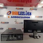 LOTE 157 - 01 CPU HP COMPAQ 6005, PROCESSADOR PHENON X2, HD 250GB, MEMORIA 2GB E 01 MONITOR HP MODELO LE 1851W. (NO ESTADO, LEILÃO NÃO TEM GARANTIA E NEM DEVOLUÇÃO, SUJEITO A POSSÍVEIS AVARIAS VISÍVEIS/OCULTAS E/OU AUSÊNCIA DE COMPONENTES).