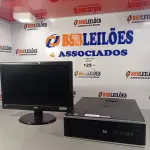 LOTE 125 - 01 CPU HP COMPAQ 6005, PROCESSADOR PHENON X2, 250 GB HD, SEM MEMÓRIA E 01 MONITOR MARCA AOC MODELO E 950S WDA. (NO ESTADO, LEILÃO NÃO TEM GARANTIA E NEM DEVOLUÇÃO, SUJEITO A POSSÍVEIS AVARIAS VISÍVEIS/OCULTAS E/OU AUSÊNCIA DE COMPONENTES).