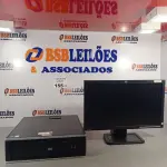 LOTE 155 - 01 CPU HP COMPAQ 6005, PROCESSADOR PHENON X2, MEMÓRIA 2GB, HD 160 GB E 01 MONITOR HP MODELO LE 1851W. (NO ESTADO, LEILÃO NÃO TEM GARANTIA E NEM DEVOLUÇÃO, SUJEITO A POSSÍVEIS AVARIAS VISÍVEIS/OCULTAS E/OU AUSÊNCIA DE COMPONENTES).