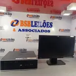 LOTE 124 - 01 CPU HP COMPAQ 6005, PROCESSADOR PHENON X2, 250 GB HD, SEM MEMÓRIA E 01 MONITOR MARCA HP MODELO LE 1851W. (NO ESTADO, LEILÃO NÃO TEM GARANTIA E NEM DEVOLUÇÃO, SUJEITO A POSSÍVEIS AVARIAS VISÍVEIS/OCULTAS E/OU AUSÊNCIA DE COMPONENTES).