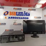 LOTE 207 - 01 CPU HP COMPAQ 6005, PROCESSADOR PHENON X2, HD 250 GB, MEMÓRIA 2GB E 01 MONITOR COMPAQ MODELO WJ 674 A. (NO ESTADO, LEILÃO NÃO TEM GARANTIA E NEM DEVOLUÇÃO, SUJEITO A POSSÍVEIS AVARIAS VISÍVEIS/OCULTAS E/OU AUSÊNCIA DE COMPONENTES).