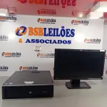 LOTE 154 - 01 CPU HP COMPAQ 6005, PROCESSADOR PHENON X2, HD 1TB, MEMÓRIA 2GB E 01 MONITOR HP MODELO LE 1851W. (NO ESTADO, LEILÃO NÃO TEM GARANTIA E NEM DEVOLUÇÃO, SUJEITO A POSSÍVEIS AVARIAS VISÍVEIS/OCULTAS E/OU AUSÊNCIA DE COMPONENTES).