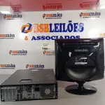 LOTE 166 - 01 CPU HP COMPAQ 6005, PROCESSADOR PHENON X2, HD 250GB, MEMORIA 2GB E 01 MONITOR SAMSUNG MODELO 732N PLUS. (NO ESTADO, LEILÃO NÃO TEM GARANTIA E NEM DEVOLUÇÃO, SUJEITO A POSSÍVEIS AVARIAS VISÍVEIS/OCULTAS E/OU AUSÊNCIA DE COMPONENTES).