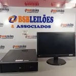 LOTE 135 - 01 CPU HP COMPAQ 6005, PROCESSADOR PHENON X2, 250 GB HD, SEM MEMÓRIA E 01 MONITOR MARCA AOC MODELO E 950S WDA. (NO ESTADO, LEILÃO NÃO TEM GARANTIA E NEM DEVOLUÇÃO, SUJEITO A POSSÍVEIS AVARIAS VISÍVEIS/OCULTAS E/OU AUSÊNCIA DE COMPONENTES).