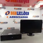 LOTE 203 - 01 CPU HP COMPAQ 6005, PROCESSADOR PHENON X2, HD 250 GB, MEMÓRIA 2GB E 01 MONITOR COMPAQ MODELO WJ 674 A. (NO ESTADO, LEILÃO NÃO TEM GARANTIA E NEM DEVOLUÇÃO, SUJEITO A POSSÍVEIS AVARIAS VISÍVEIS/OCULTAS E/OU AUSÊNCIA DE COMPONENTES).