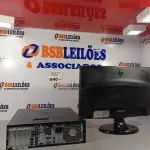 LOTE 040 - 01 CPU HP COMPAQ 6005, PROCESSADOR PHENON X2, HD 250GB, MEMORIA 2GB E 01 MONITOR HP MODELO W2043S-PF. (NO ESTADO, LEILÃO NÃO TEM GARANTIA E NEM DEVOLUÇÃO, SUJEITO A POSSÍVEIS AVARIAS VISÍVEIS/OCULTAS E/OU AUSÊNCIA DE COMPONENTES).