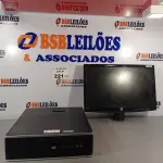 LOTE 221 - 01 CPU HP COMPAQ 6005, PROCESSADOR PHENON X2, HD 250 E MEMORIA 2GB E 01 MONITOR HP MODELO W 2043S SEM A BASE. (NO ESTADO, LEILÃO NÃO TEM GARANTIA E NEM DEVOLUÇÃO, SUJEITO A POSSÍVEIS AVARIAS VISÍVEIS/OCULTAS E/OU AUSÊNCIA DE COMPONENTES).