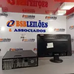 LOTE 200 - 01 CPU HP COMPAQ 6005, PROCESSADOR PHENON X2, HD 250, MEMÓRIA 2GB E 01 MONITOR COMPAQ MODELO WJ 674 A. (NO ESTADO, LEILÃO NÃO TEM GARANTIA E NEM DEVOLUÇÃO, SUJEITO A POSSÍVEIS AVARIAS VISÍVEIS/OCULTAS E/OU AUSÊNCIA DE COMPONENTES).