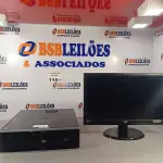 LOTE 114 - 01 CPU HP COMPAQ 6005, PROCESSADOR PHENON X2, 250 GB HD, SEM MEMÓRIA E 01 MONITOR MARCA AOC MODELO E950S WDA. (NO ESTADO, LEILÃO NÃO TEM GARANTIA E NEM DEVOLUÇÃO, SUJEITO A POSSÍVEIS AVARIAS VISÍVEIS/OCULTAS E/OU AUSÊNCIA DE COMPONENTES).