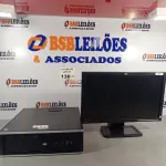 LOTE 130 - 01 CPU HP COMPAQ 6005, PROCESSADOR PHENON X2, 250 GB HD, SEM MEMÓRIA E 01 MONITOR MARCA HP MODELO LE 1851W. (NO ESTADO, LEILÃO NÃO TEM GARANTIA E NEM DEVOLUÇÃO, SUJEITO A POSSÍVEIS AVARIAS VISÍVEIS/OCULTAS E/OU AUSÊNCIA DE COMPONENTES).