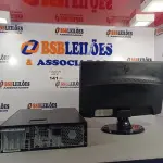 LOTE 141 - 01 CPU HP COMPAQ 6005, PROCESSADOR PHENON X2, SEM MEMÓRIA, HD 250 GB E 01 MONITOR HP MODELO W2043S. (NO ESTADO, LEILÃO NÃO TEM GARANTIA E NEM DEVOLUÇÃO, SUJEITO A POSSÍVEIS AVARIAS VISÍVEIS/OCULTAS E/OU AUSÊNCIA DE COMPONENTES).