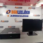 LOTE 134 - 01 CPU HP COMPAQ 6005, PROCESSADOR PHENON X2, HD 250GB, MEMORIA 2GB E 01 MONITOR HP MODELO LE 1851W. (NO ESTADO, LEILÃO NÃO TEM GARANTIA E NEM DEVOLUÇÃO, SUJEITO A POSSÍVEIS AVARIAS VISÍVEIS/OCULTAS E/OU AUSÊNCIA DE COMPONENTES).
