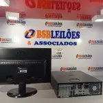 LOTE 120 - 01 CPU HP COMPAQ 6005, PROCESSADOR PHENON X2, 320 GB HD, SEM MEMÓRIA E 01 MONITOR MARCA AOC MODELO E 950S WDA. (NO ESTADO, LEILÃO NÃO TEM GARANTIA E NEM DEVOLUÇÃO, SUJEITO A POSSÍVEIS AVARIAS VISÍVEIS/OCULTAS E/OU AUSÊNCIA DE COMPONENTES).