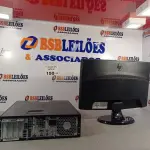 LOTE 150 - 01 CPU HP COMPAQ 6005, PROCESSADOR PHENON X2, MEMÓRIA 2GB, HD 250 GB E 01 MONITOR HP MODELO W2043S. (NO ESTADO, LEILÃO NÃO TEM GARANTIA E NEM DEVOLUÇÃO, SUJEITO A POSSÍVEIS AVARIAS VISÍVEIS/OCULTAS E/OU AUSÊNCIA DE COMPONENTES).