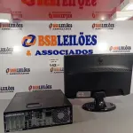 LOTE 142 - 01 CPU HP COMPAQ 6005, PROCESSADOR PHENON X2, SEM MEMÓRIA, HD 250 GB E 01 MONITOR HP MODELO W2043S. (NO ESTADO, LEILÃO NÃO TEM GARANTIA E NEM DEVOLUÇÃO, SUJEITO A POSSÍVEIS AVARIAS VISÍVEIS/OCULTAS E/OU AUSÊNCIA DE COMPONENTES).