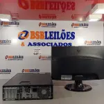 LOTE 147 - 01 CPU HP COMPAQ 6005, PROCESSADOR PHENON X2, MEMÓRIA 2GB, HD 250 GB E 01 MONITOR HP MODELO W2043S. (NO ESTADO, LEILÃO NÃO TEM GARANTIA E NEM DEVOLUÇÃO, SUJEITO A POSSÍVEIS AVARIAS VISÍVEIS/OCULTAS E/OU AUSÊNCIA DE COMPONENTES).