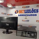 LOTE 125 - 01 CPU HP COMPAQ 6005, PROCESSADOR PHENON X2, 250 GB HD, SEM MEMÓRIA E 01 MONITOR MARCA AOC MODELO E 950S WDA. (NO ESTADO, LEILÃO NÃO TEM GARANTIA E NEM DEVOLUÇÃO, SUJEITO A POSSÍVEIS AVARIAS VISÍVEIS/OCULTAS E/OU AUSÊNCIA DE COMPONENTES).