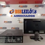 LOTE 116 - 01 CPU HP COMPAQ 6005 SEM MEMÓRIA, HD 80 E MONITOR HP MODELO LE 1851W. (NO ESTADO, LEILÃO NÃO TEM GARANTIA E NEM DEVOLUÇÃO, SUJEITO A POSSÍVEIS AVARIAS VISÍVEIS/OCULTAS E/OU AUSÊNCIA DE COMPONENTES).