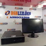 LOTE 141 - 01 CPU HP COMPAQ 6005, PROCESSADOR PHENON X2, SEM MEMÓRIA, HD 250 GB E 01 MONITOR HP MODELO W2043S. (NO ESTADO, LEILÃO NÃO TEM GARANTIA E NEM DEVOLUÇÃO, SUJEITO A POSSÍVEIS AVARIAS VISÍVEIS/OCULTAS E/OU AUSÊNCIA DE COMPONENTES).