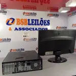 LOTE 051 - 01 CPU HP COMPAQ 6005, PROCESSADOR PHENON X2, HD 250GB, MEMORIA 2GB E 01 MONITOR HP MODELO W2043S-PF. (NO ESTADO, LEILÃO NÃO TEM GARANTIA E NEM DEVOLUÇÃO, SUJEITO A POSSÍVEIS AVARIAS VISÍVEIS/OCULTAS E/OU AUSÊNCIA DE COMPONENTES).