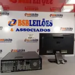 LOTE 197 - 01 CPU HP COMPAQ 6005, PROCESSADOR PHENON X2, HD 1TB, MEMÓRIA 2GB E 01 MONITOR HP MODELO LE 1851W. (NO ESTADO, LEILÃO NÃO TEM GARANTIA E NEM DEVOLUÇÃO, SUJEITO A POSSÍVEIS AVARIAS VISÍVEIS/OCULTAS E/OU AUSÊNCIA DE COMPONENTES).