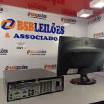LOTE 061 - 01 CPU ITAUTEC INFOWAY SM 3330, PROCESSADOR PHENON X2, HD 500GB, MEMÓRIA 2GB DDR3 E 01 MONITOR HP MODELO W2043S-PF. (NO ESTADO, LEILÃO NÃO TEM GARANTIA E NEM DEVOLUÇÃO, SUJEITO A POSSÍVEIS AVARIAS VISÍVEIS/OCULTAS E/OU AUSÊNCIA DE COMPONENTES).